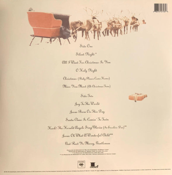 Mariah Carey - Merry Christmas (LP) - Discogs image 2