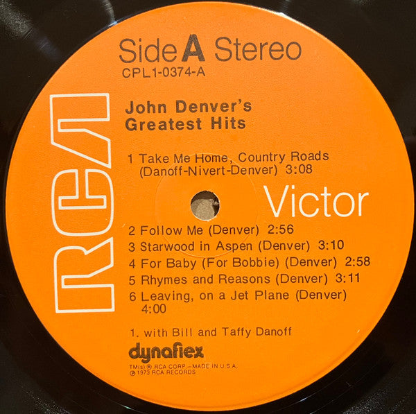 John Denver - John Denver's Greatest Hits (LP) - Discogs image 3