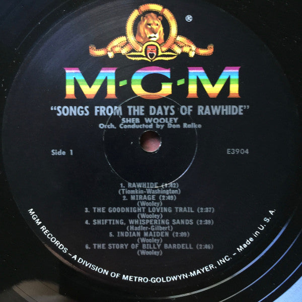 Sheb Wooley - Songs From The Days Of Rawhide (LP) - Discogs image 3
