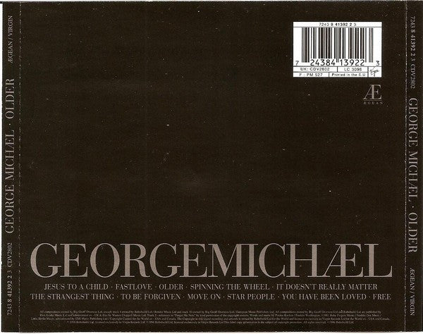 George Michael - Older (CD) - Discogs image 2