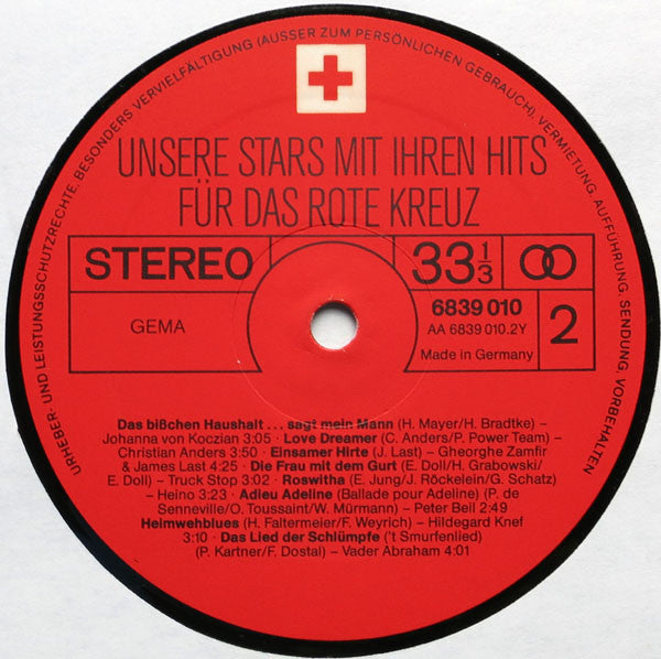 Various - Unsere Stars Mit Ihren Hits (LP) - Discogs image 4