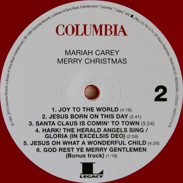 Mariah Carey - Merry Christmas (LP) - Discogs image 4