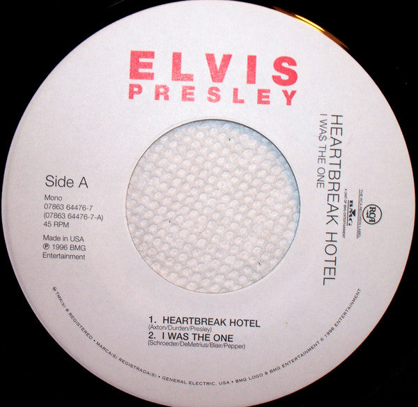 Elvis Presley - Heartbreak Hotel (7") - Discogs image 3
