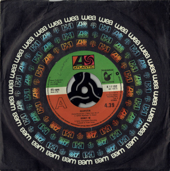 Boney M. - Rasputin (7") - Discogs image 3