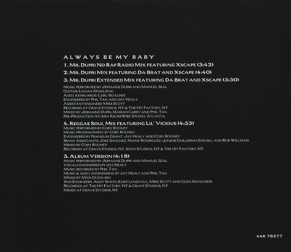 Mariah Carey - Always Be My Baby (CD) - Discogs image 5