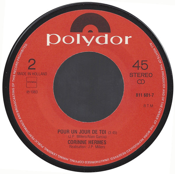 Corinne Hermès - Si La Vie Est Cadeau (7") - Discogs image 4