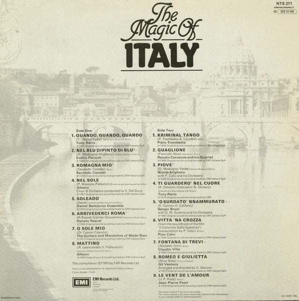 Various - The Magic Of Italy (LP) - Discogs image 2