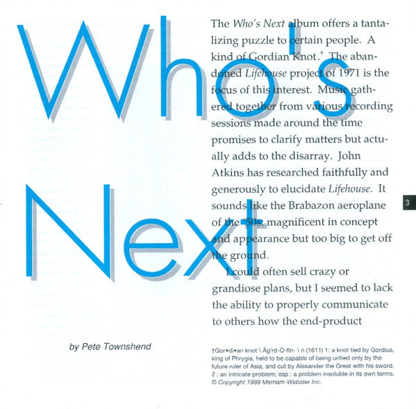 Who, The - Who's Next (CD) - Discogs image 7