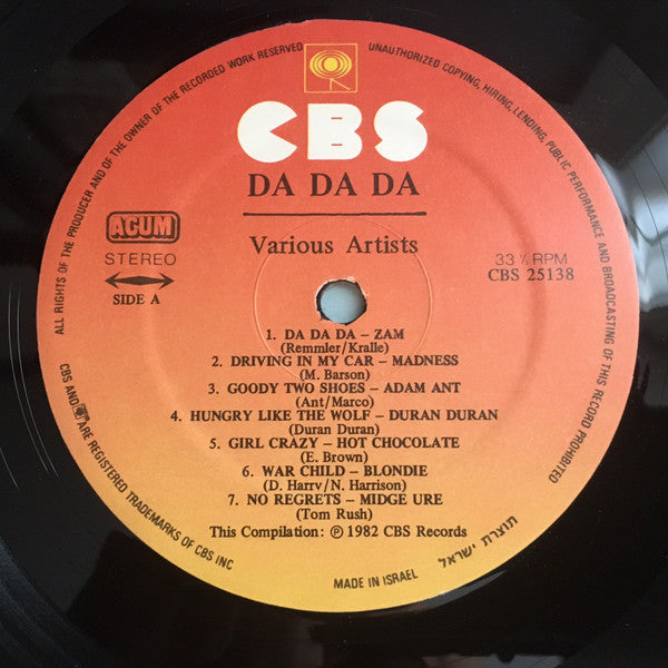 Various - Da Da Da (LP) - Discogs image 3