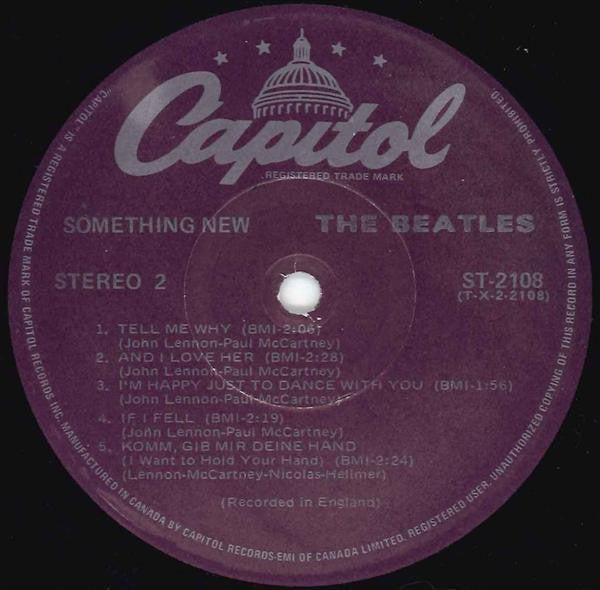 Beatles, The - Something New (LP) - Discogs image 4