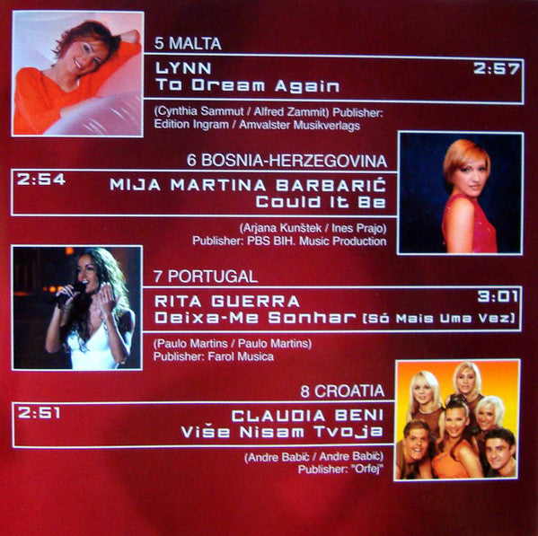Various - Eurovision Song Contest Riga 2003 (CD) - Discogs image 6
