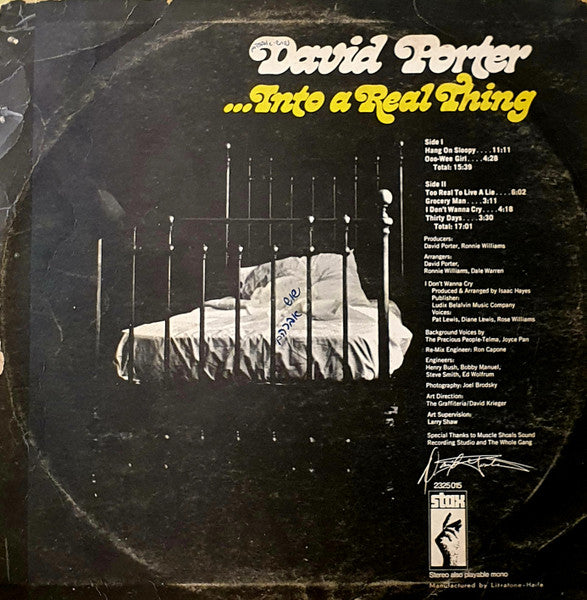 David Porter - ...Into A Real Thing (LP) - Discogs image 2