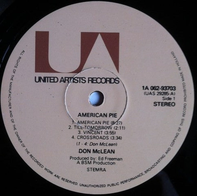 Don McLean - American Pie (LP) - Discogs image 3