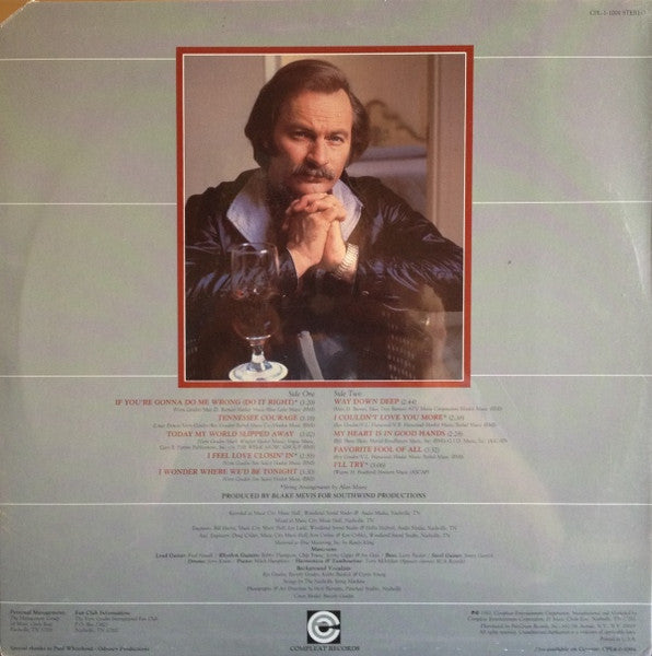 Vern Gosdin - If You're Gonna Do Me Wrong (Do It Right) (LP) - Discogs image 2