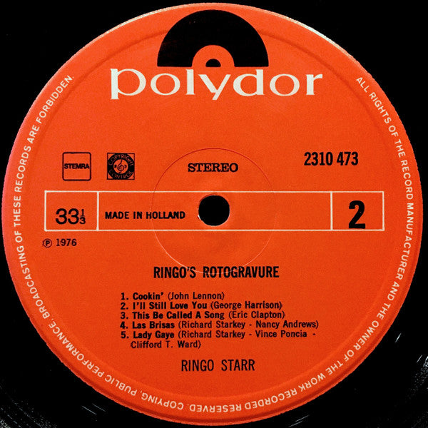 Ringo Starr - Ringo's Rotogravure (LP) - Discogs image 5