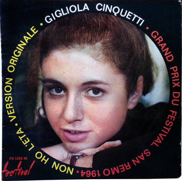 Gigliola Cinquetti - Non Ho L'Eta (Version Originale) (7")
