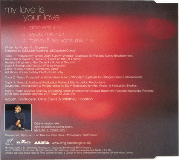 Whitney Houston - My Love Is Your Love (CD) - Discogs image 2