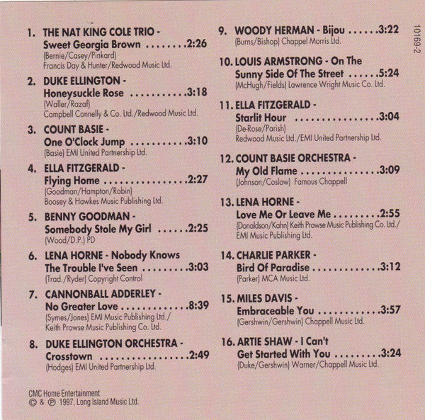 Various - Sweet Georgia Brown (CD) - Discogs image 3