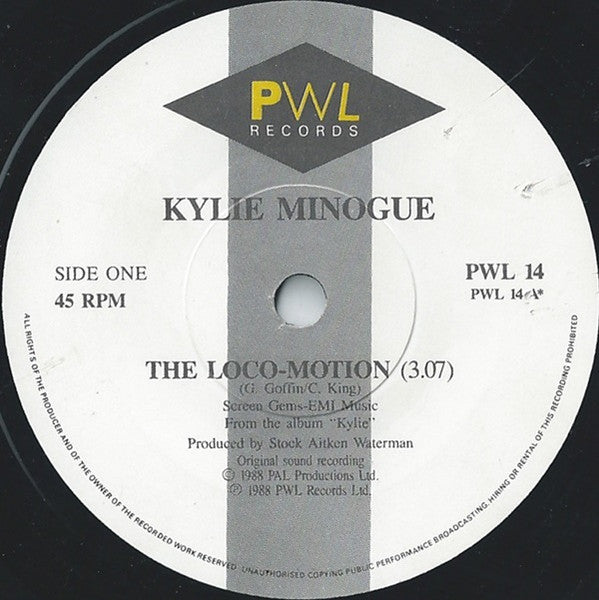 Kylie Minogue - The Locomotion (7") - Discogs image 3