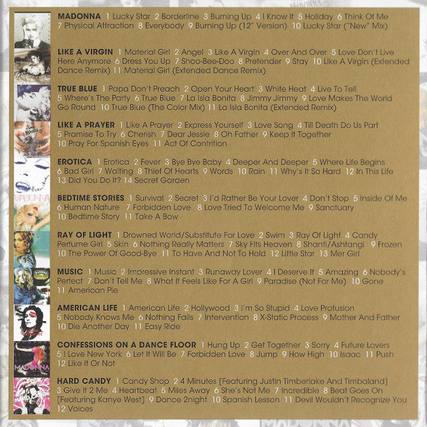 Madonna - The Complete Studio Albums (1983 - 2008) (3xCD) - Discogs image 4