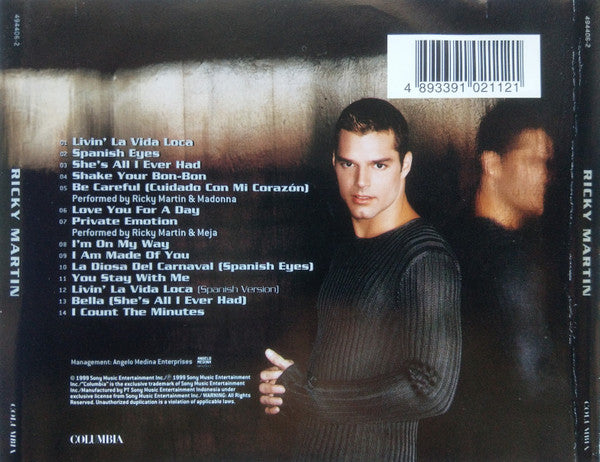 Ricky Martin - Ricky Martin (CD) - Discogs image 2