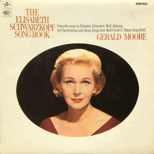 Elisabeth Schwarzkopf, Gerald Moore - The Elisabeth Schwarzkopf Song Book (LP)