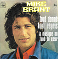 Mike Brant - Tout Donné Tout Repris (7")