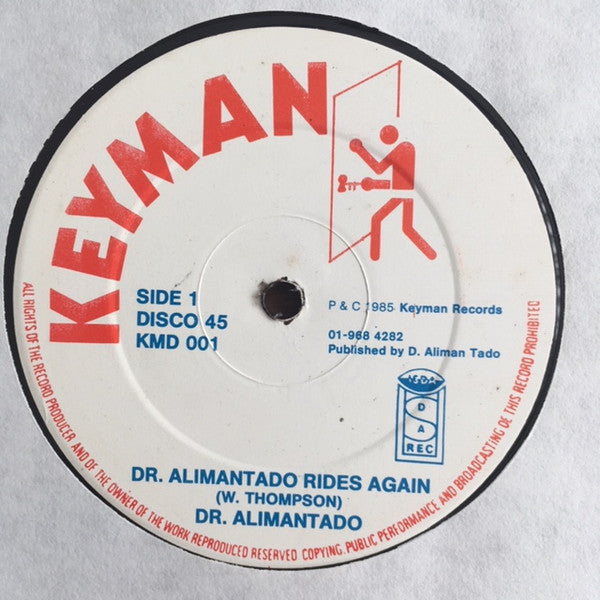 Dr. Alimantado - Judgement Day / Dr. Alimantado Rides Again (12") - Discogs image 2