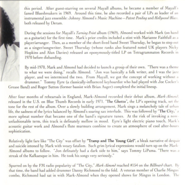 Mark-Almond - The Best Of Mark-Almond (CD) - Discogs image 5