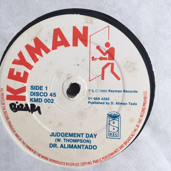 Dr. Alimantado - Judgement Day / Dr. Alimantado Rides Again (12")