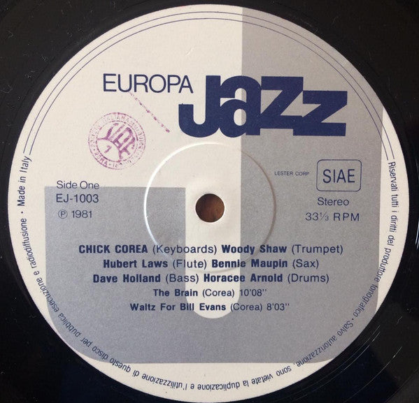 Chick Corea, Dave Holland, Hubert Laws, Woody Shaw - Europa Jazz (LP) - Discogs image 5