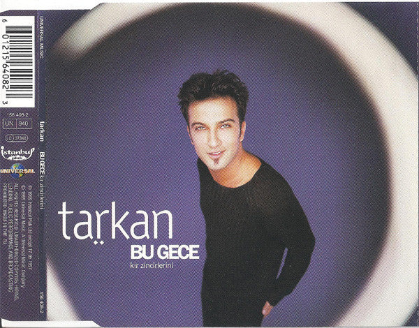 Tarkan - Bu Gece (Kir Zincirlerini) (CD) - Discogs image 4