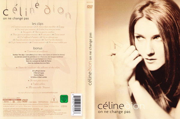 Céline Dion - On Ne Change Pas (DVD) - Discogs image 4