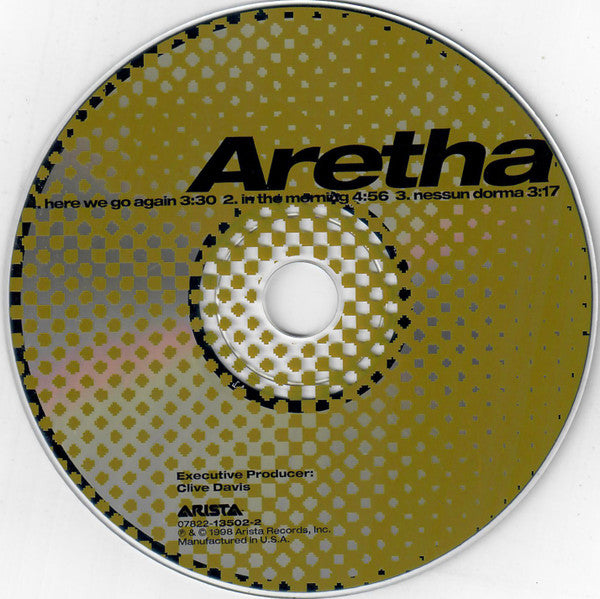 Aretha Franklin - Here We Go Again (CD) - Discogs image 3