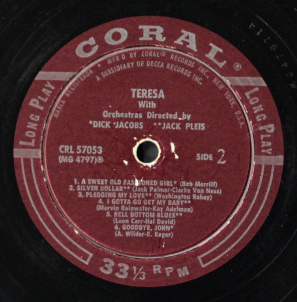 Teresa Brewer - Teresa (LP) - Discogs image 4