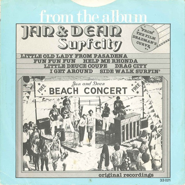 Jan & Dean - Surfcity / Dead Man's Curve (7") - Discogs image 2
