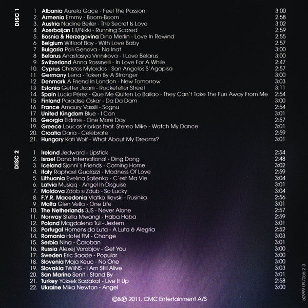 Various - Eurovision Song Contest Düsseldorf 2011 (2xCD) - Discogs image 5