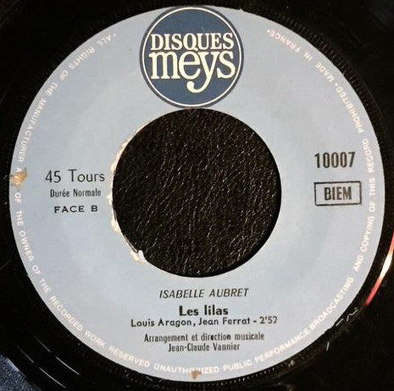 Isabelle Aubret - Ils Ont Marché Sur La Lune (7") - Discogs image 4