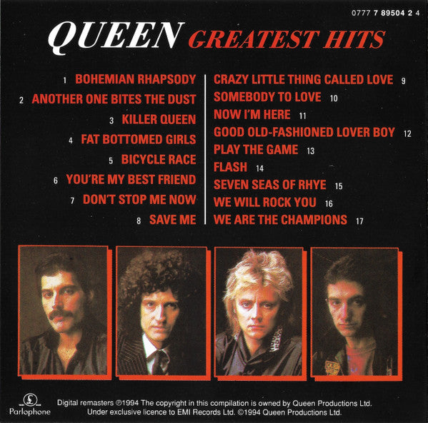 Queen - Greatest Hits (CD) - Discogs image 7