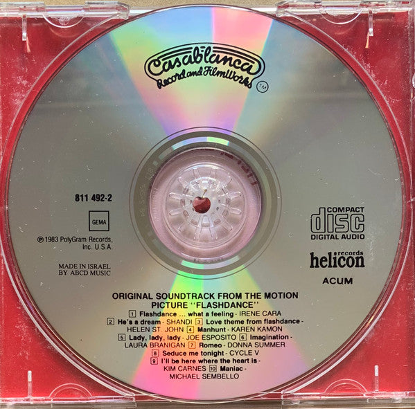 Various - Flashdance (Original Soundtrack From The Motion Picture) (CD) - Discogs image 3