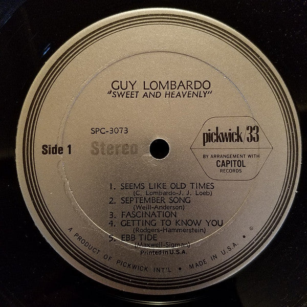 Guy Lombardo - Sweet & Heavenly (LP) - Discogs image 3