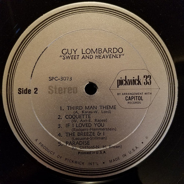 Guy Lombardo - Sweet & Heavenly (LP) - Discogs image 4
