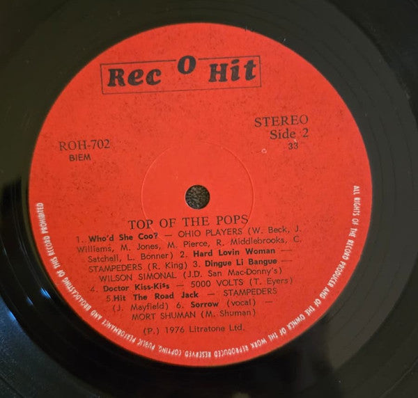 Various - Top of the Pops - Smash Hits by the Original Artists (LP) - Discogs image 3