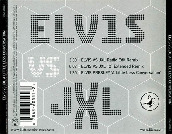 Elvis Presley vs. Junkie XL - A Little Less Conversation (CD) - Discogs image 2