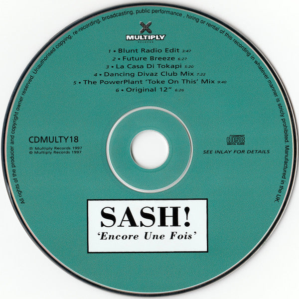 Sash! - Encore Une Fois (CD) - Discogs image 4