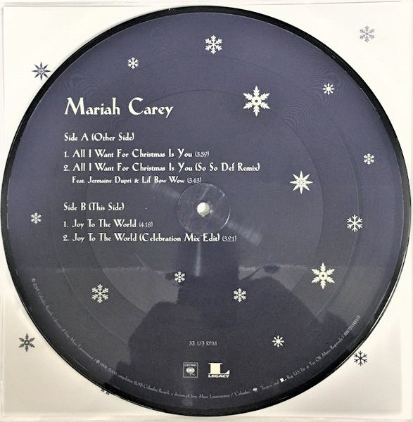 Mariah Carey - All I Want For Christmas Is You (10") - Discogs image 2