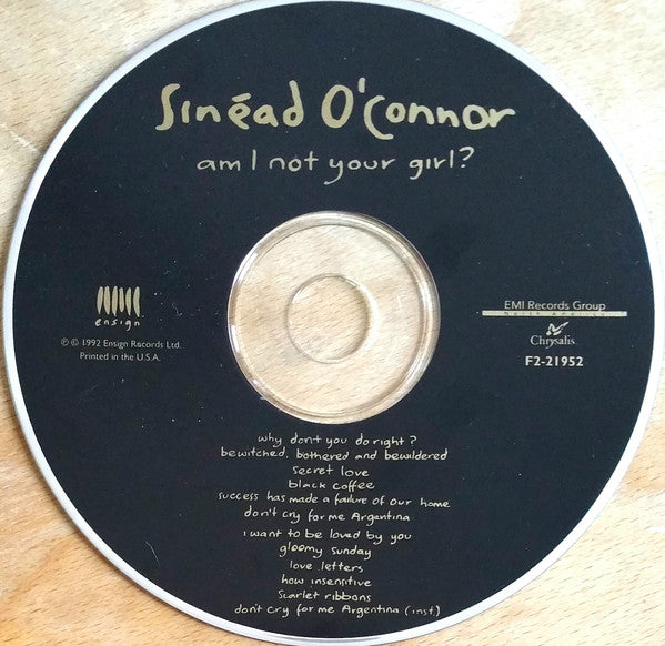Sinéad O'Connor - Am I Not Your Girl? (CD) - Discogs image 4