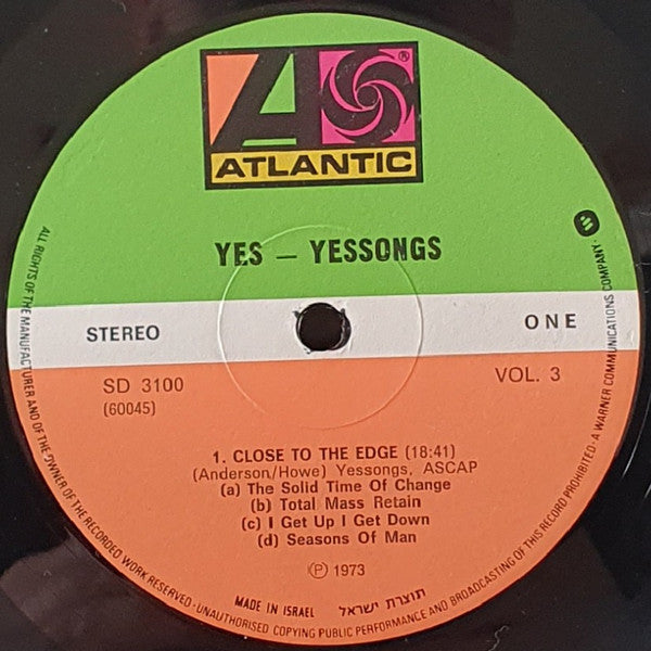 Yes - Yessongs (3xLP) - Discogs image 6