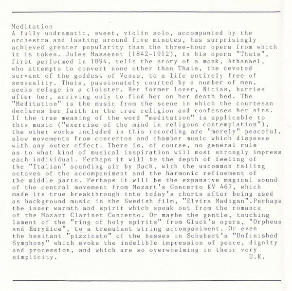 Various - Meditation (CD) - Discogs image 4