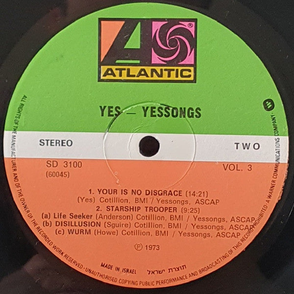 Yes - Yessongs (3xLP) - Discogs image 7